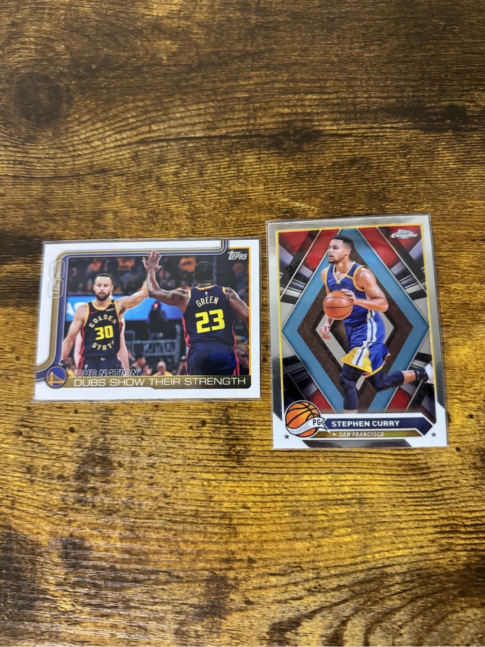 Topps & Topps Chrome Basketball Cards Stephen Curry